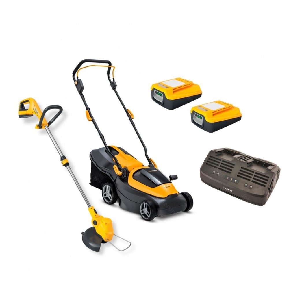 Akumuliatorinės vejapjovės Stiga Collector 136e Kit komplektas su GT 100e Kit trimeriu