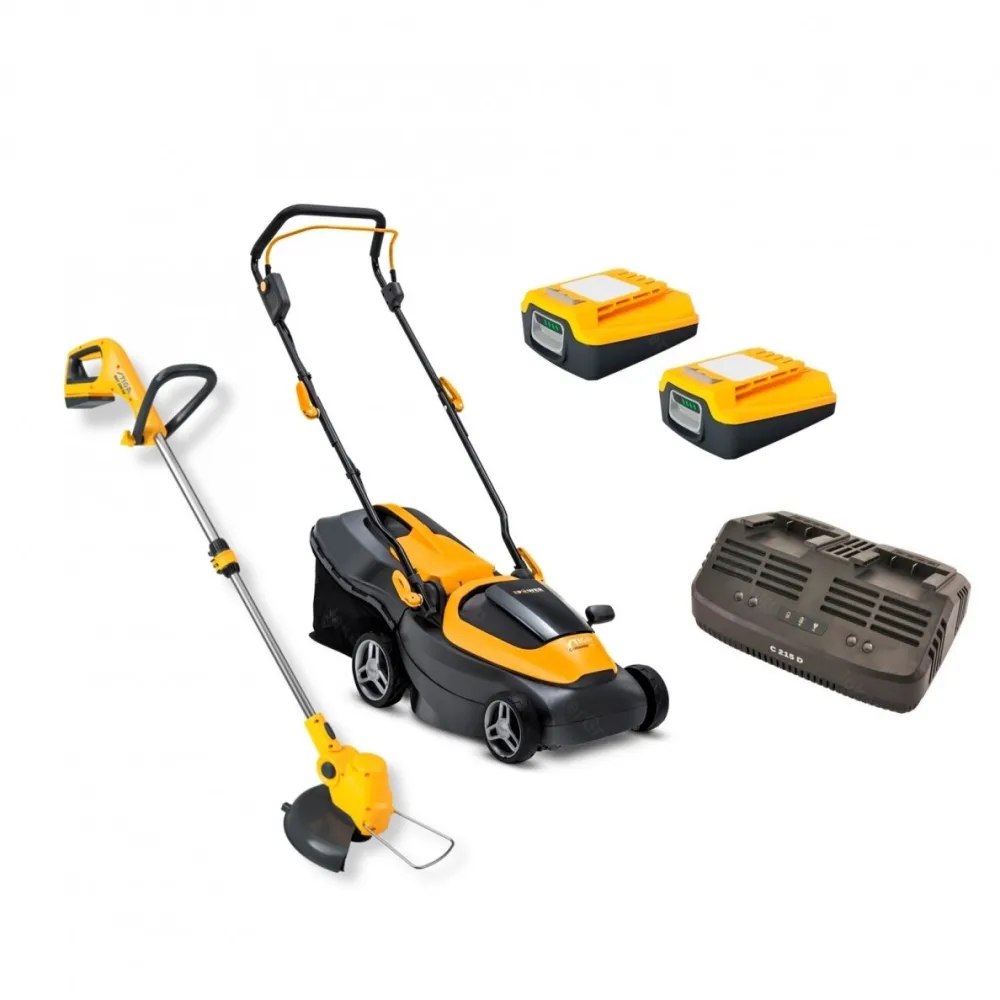 Akumuliatorinės vejapjovės Stiga Collector 136e Kit komplektas su GT 100e Kit trimeriu