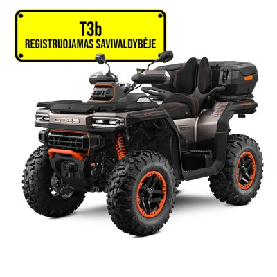 GOES TERROX 1000 Premium keturratis (ratinis traktorius) T3b pilka