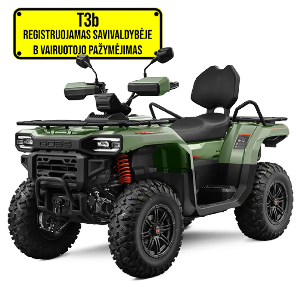 GOES Terrox 550L keturratis (ratinis traktorius) T3b žalias