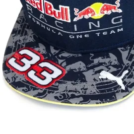 PUMA RED BULL RACING REPLICA VERSTAPPEN KEPURĖLĖ MĖLYNA (FULL CAP)