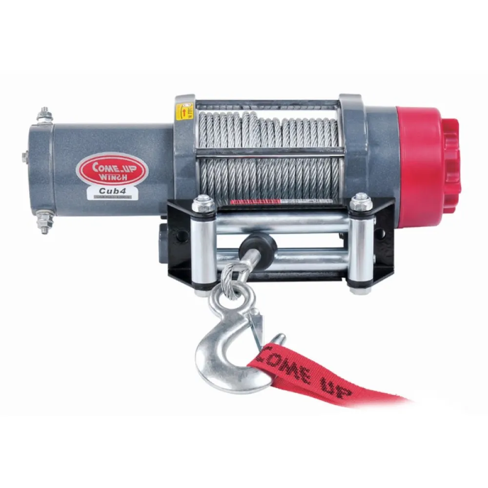 Comeup Cub 4 12v 4000lbs Gervė su metaliniu trosu