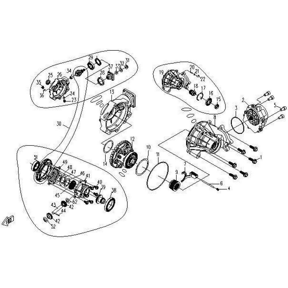 0181-313000 dif gear assy Nr. 12