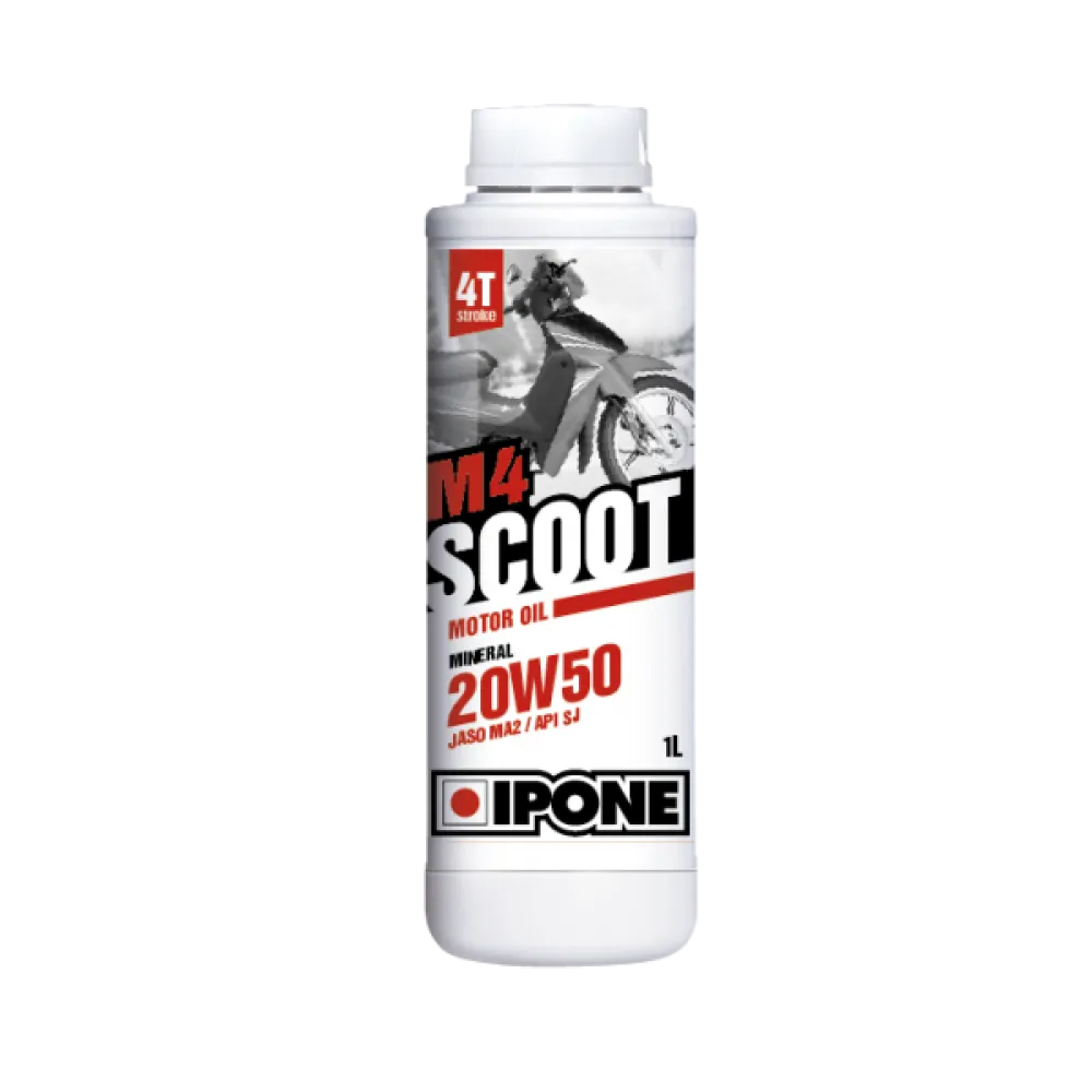 IPONE M4 SCOOT 20W-50 4T 1L Variklinė mineralinė alyva