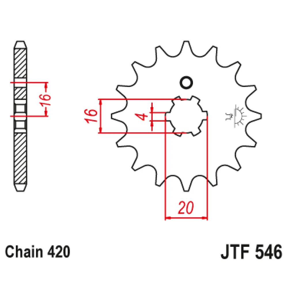 Priekinė žvaigždė JTF546.15