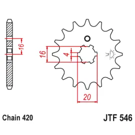 Priekinė žvaigždė JTF546.15