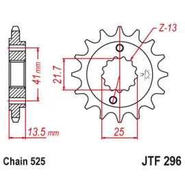 Priekinė žvaigždė JTF296-15