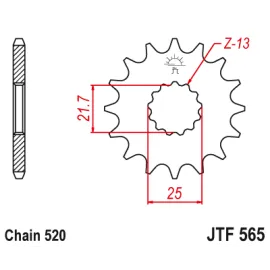 Priekinė žvaigždė JTF565.14