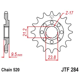 Priekinė žvaigždė JTF284.15