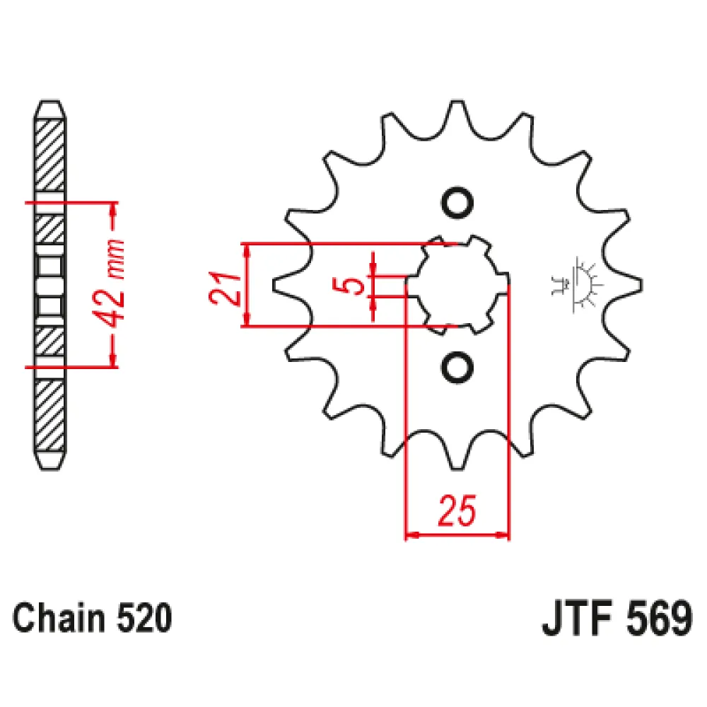 Priekinė žvaigždė JTF569.13
