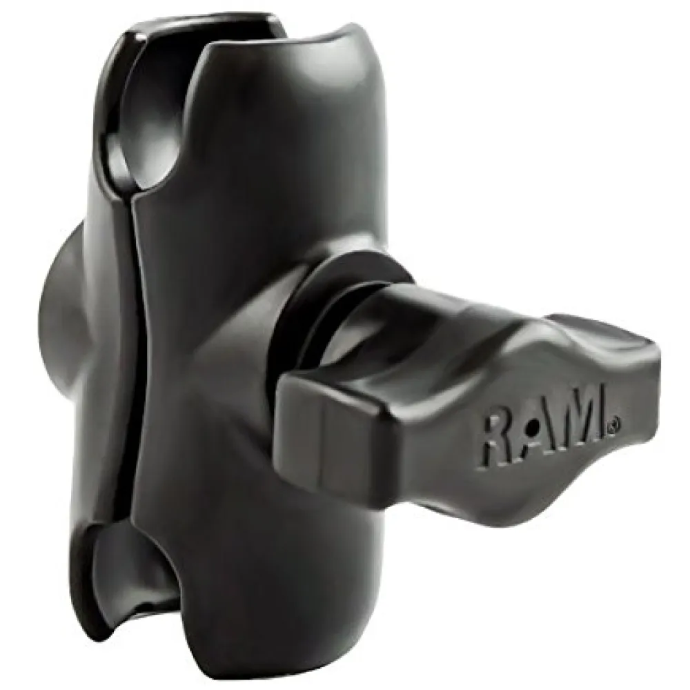 RAM Mounts trumpa, dvigubo tvirtinimo „ranka“ 1 col. dydžio rutuliukams RAM-B-201U-A