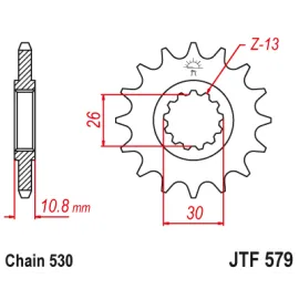 Priekinė žvaigždė JTF579-17