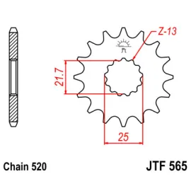 Priekinė žvaigždė JTF 565-13SC
