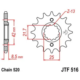 Priekinė žvaigždė JTF 516-15
