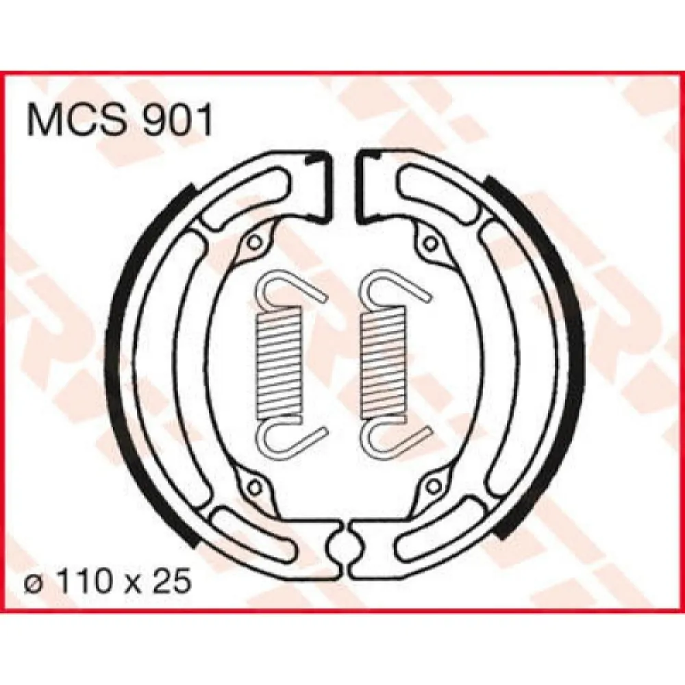 Stabdžių kaladėlės MCS901