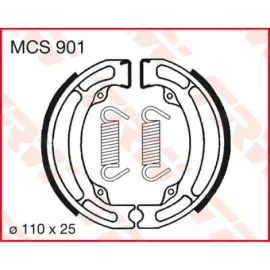 Stabdžių kaladėlės MCS901