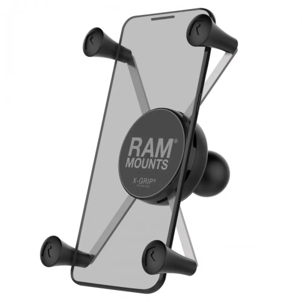 RAM® X-Grip® Didelio telefono laikiklis su 1 col. guminiu kamuoliuku RAM-HOL-UN10BU