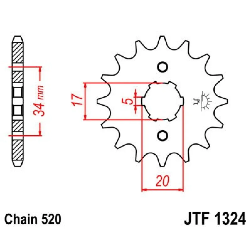 Priekinė žvaigždė JTF 1324-13