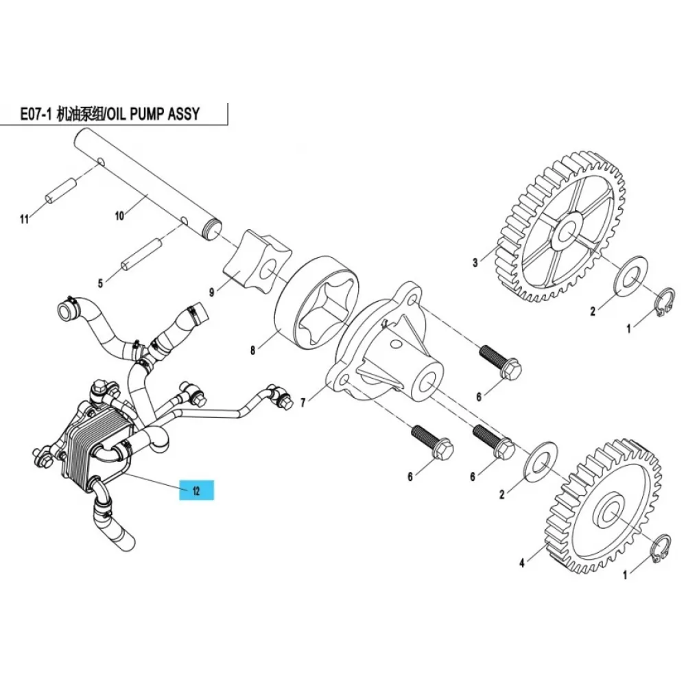 0JYA-071000-10000 OIL COOLER