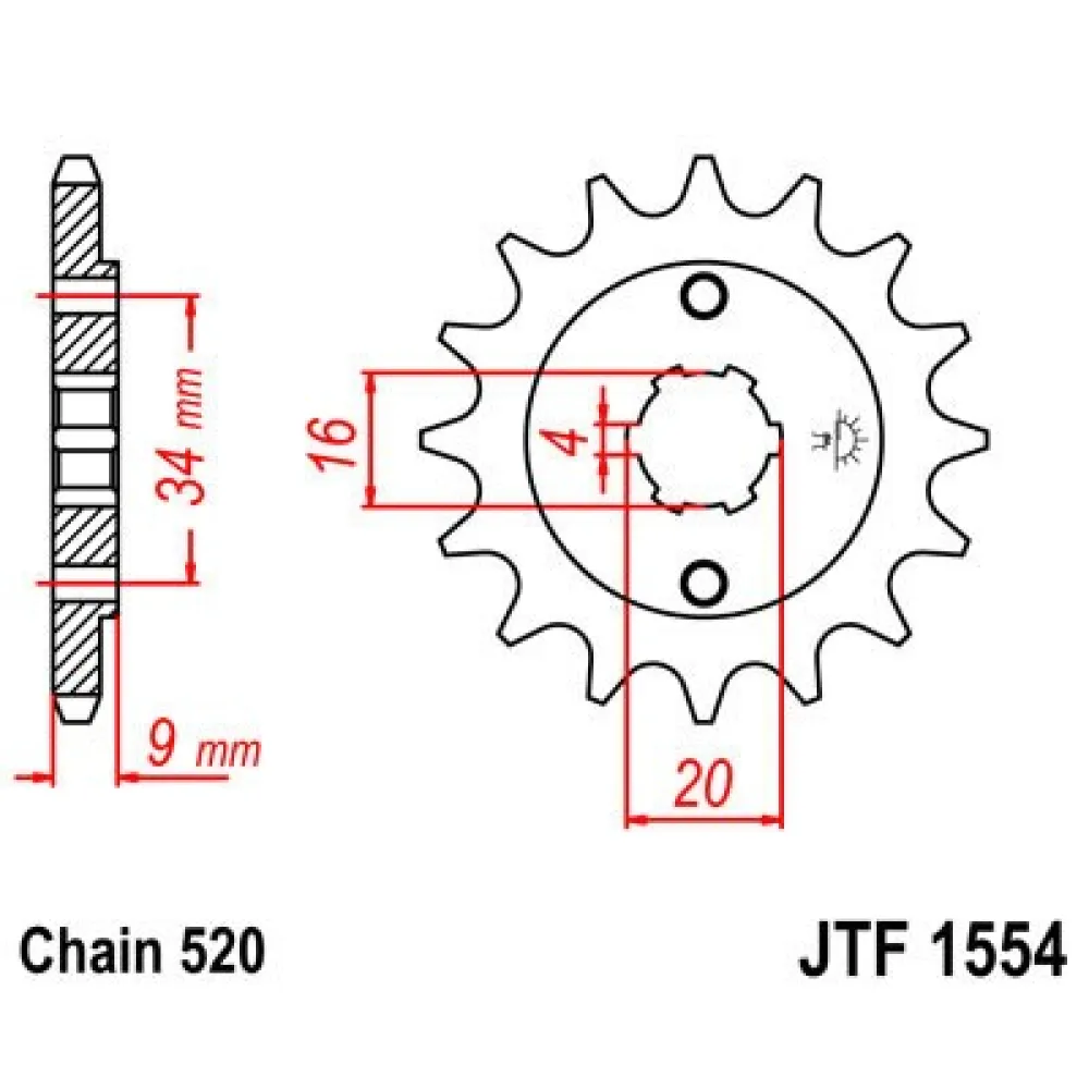 Priekinė žvaigždė JTF 1554-13