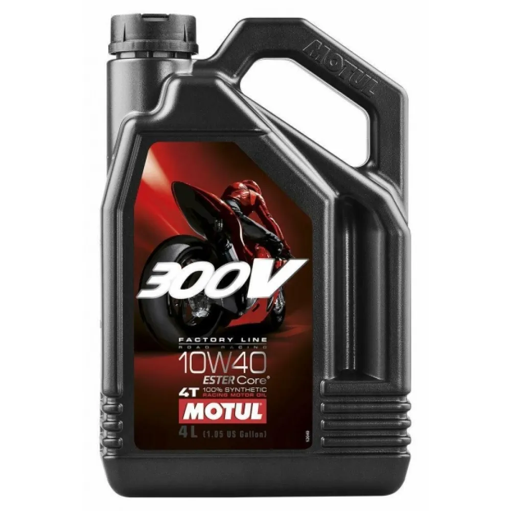 Motul 300V 10W40 FACTORY LINE 4T 4L 104121 Sintetinis tepalas