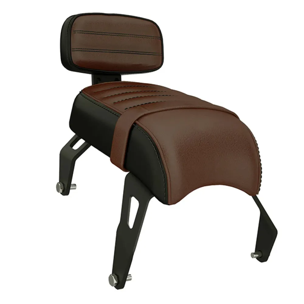 Keleivio sėdynė su atlošu Indian Scout (ruda oda) 2882853-LNA