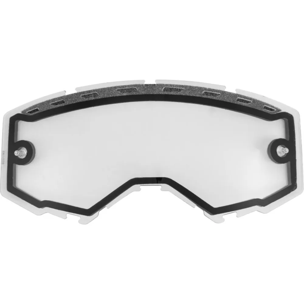 Akinių stikliukas FLY RACING DUAL LENS Skaidrus
