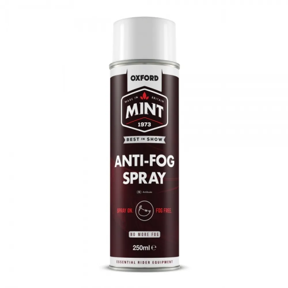 Priemonė nuo rasojimo OXFORD Mint anti-fog spray 250ML OC301