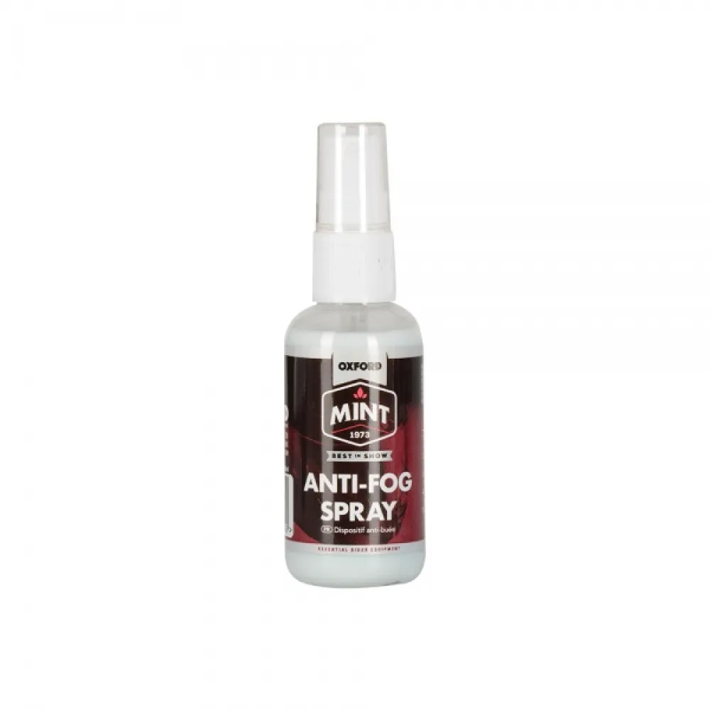Priemonė nuo rasojimo OXFORD Mint anti-fog spray 50ML OC304