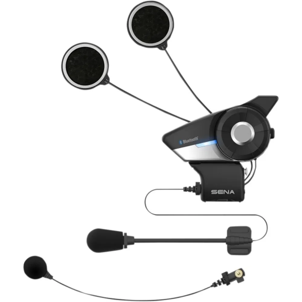 Pasikalbėjimo įranga SENA 20S EVO BLUETOOTH® Juoda/sidabrinė 20S-EVO-01