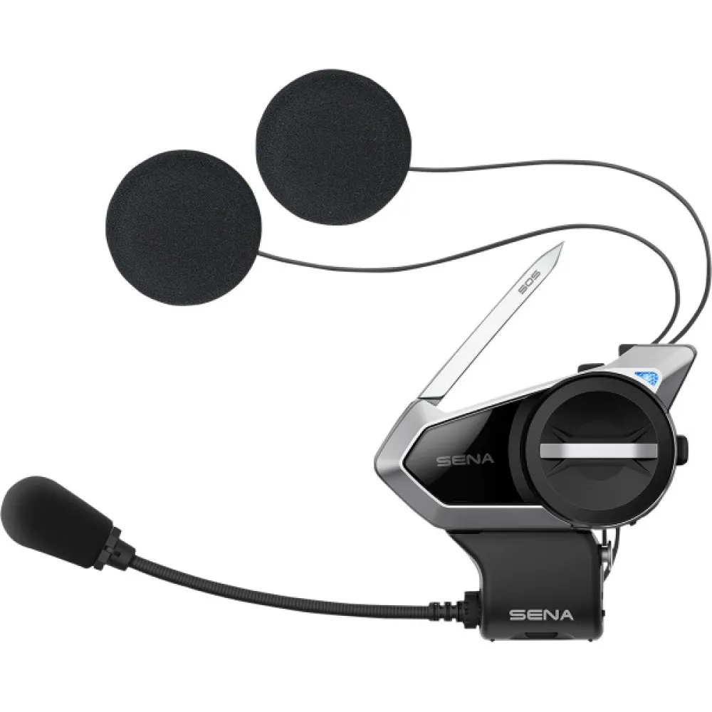 Pasikalbėjimo įranga SENA 50S BLUETOOTH® Juoda/sidabrinė 50S-01