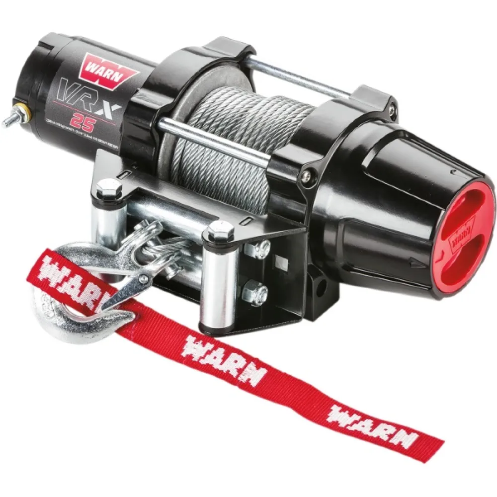 WARN VRX 25 12v 2500lbs Gervė su plieniniu trosu 101025