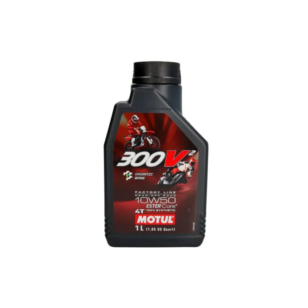 Motul 300V 10w50 FACTORY LINE 4T 1L 108586 Sintetinis tepalas