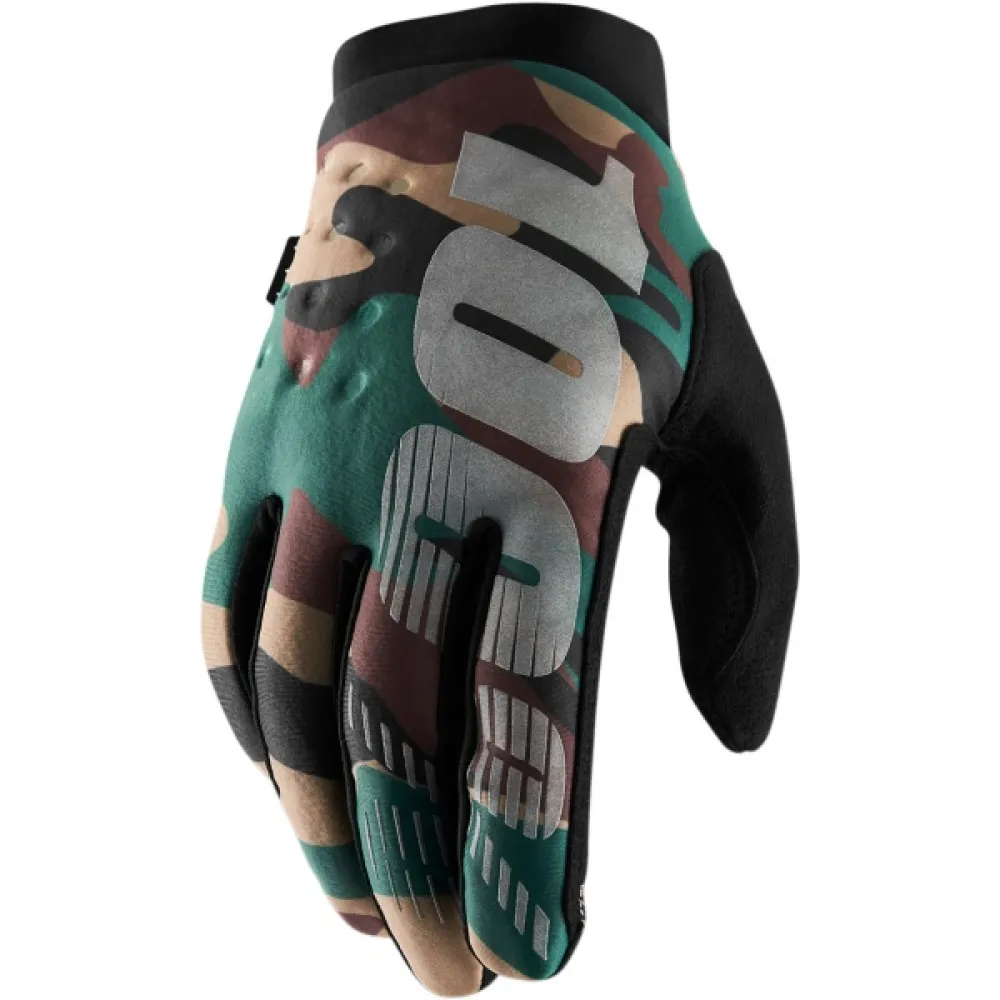 100% Pirštinės šaltam orui Brisker Camo S