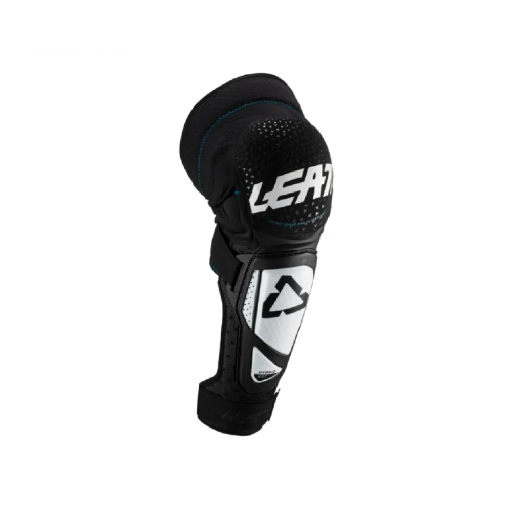 Leatt 3DF Hybrid EXT Kelių apsaugos Juoda/balta XXL 681-193037-5