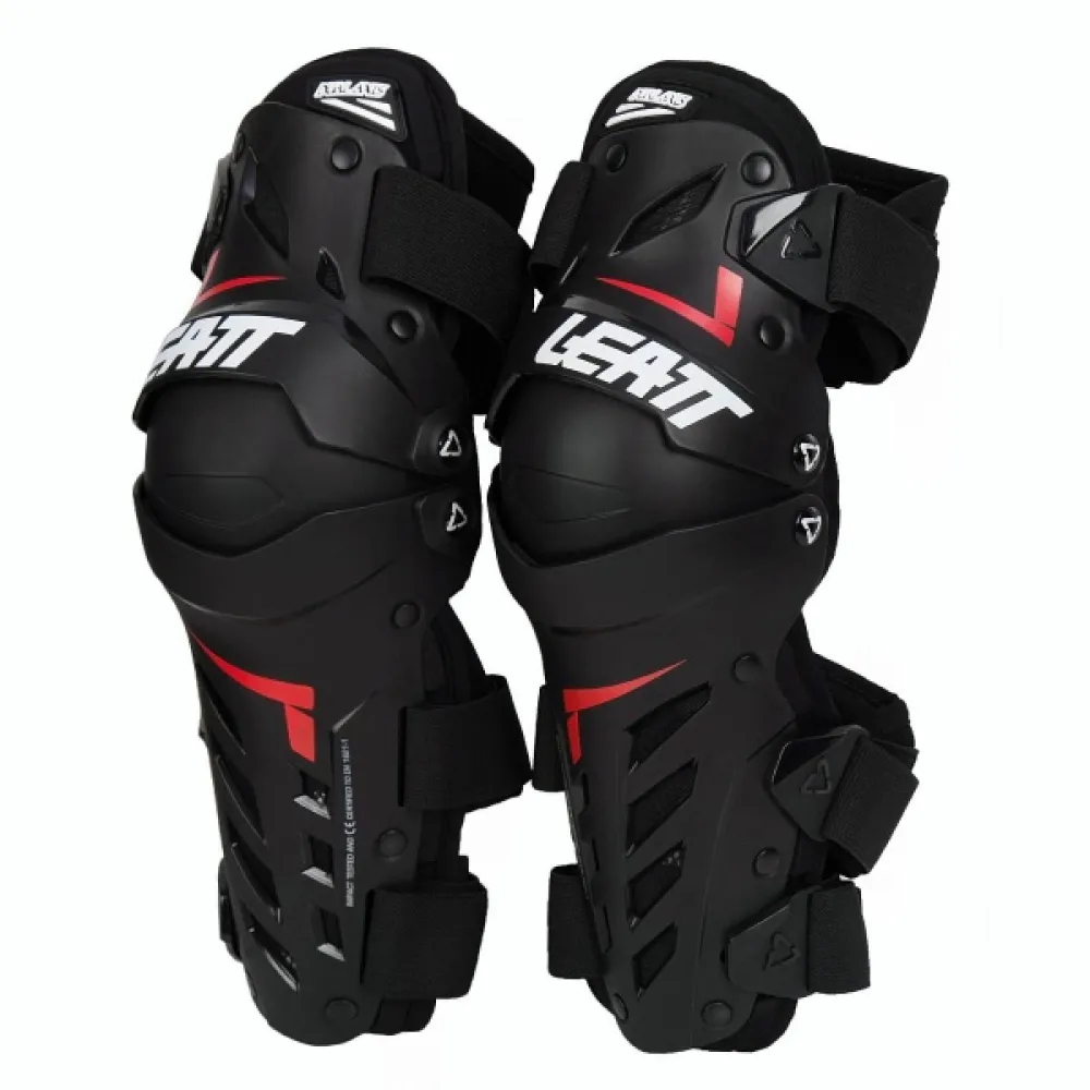 Leatt Kelių apsaugos Knee & Shin Guard Dual Axis Juoda/Raudona L/XL