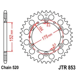 Galinė žvaigždė JTR853.40ZBK