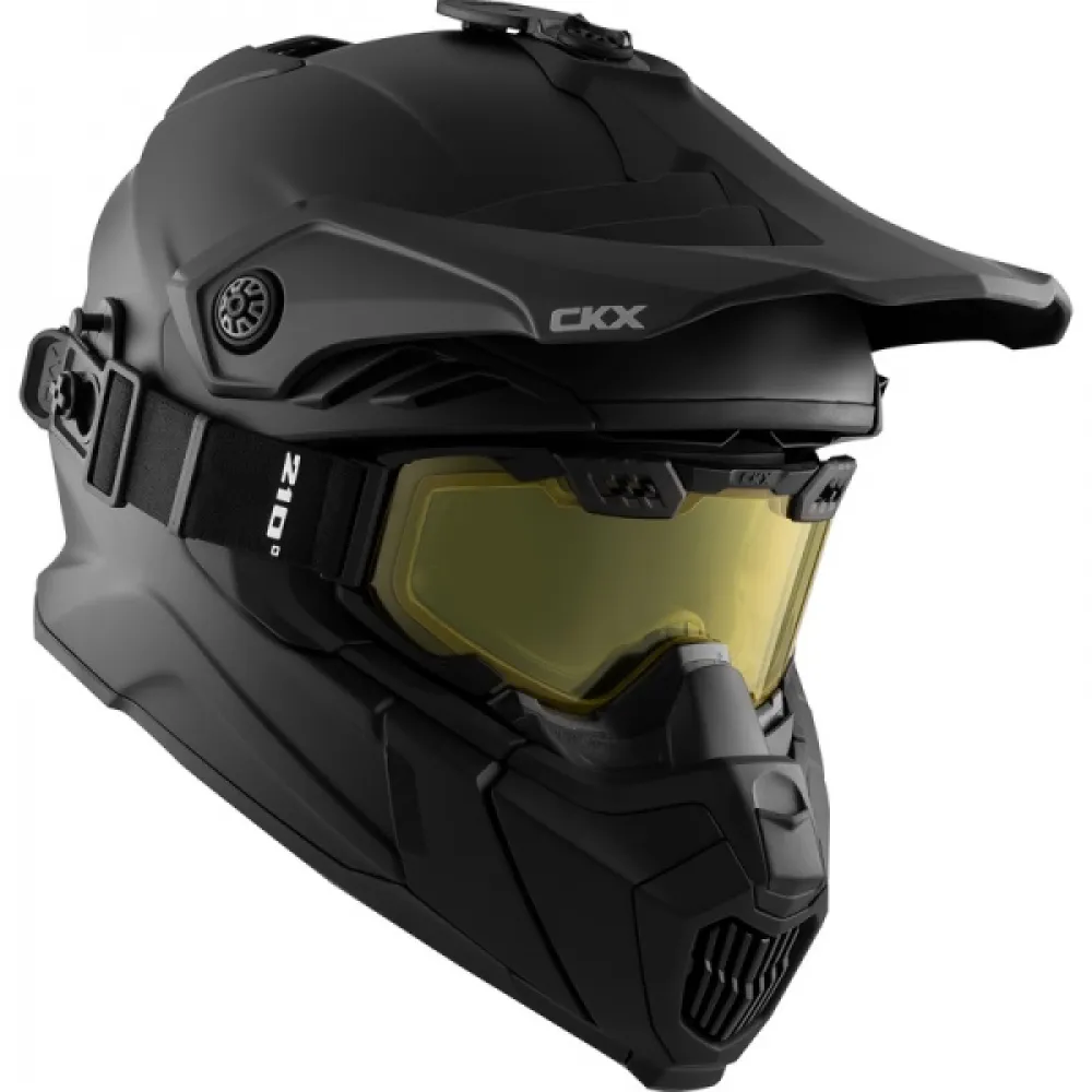 CKX TITAN Airflow Matt Juodas šalmas