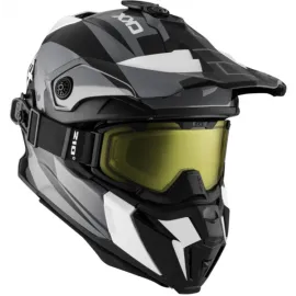CKX TITAN Sidehill Juodas/baltas/pilkas šalmas