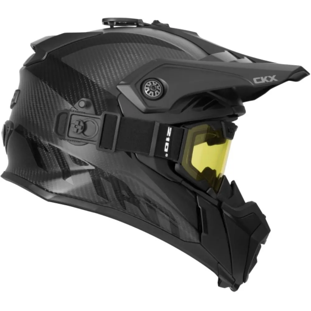 CKX TITAN Airflow Matt Carbon šalmas