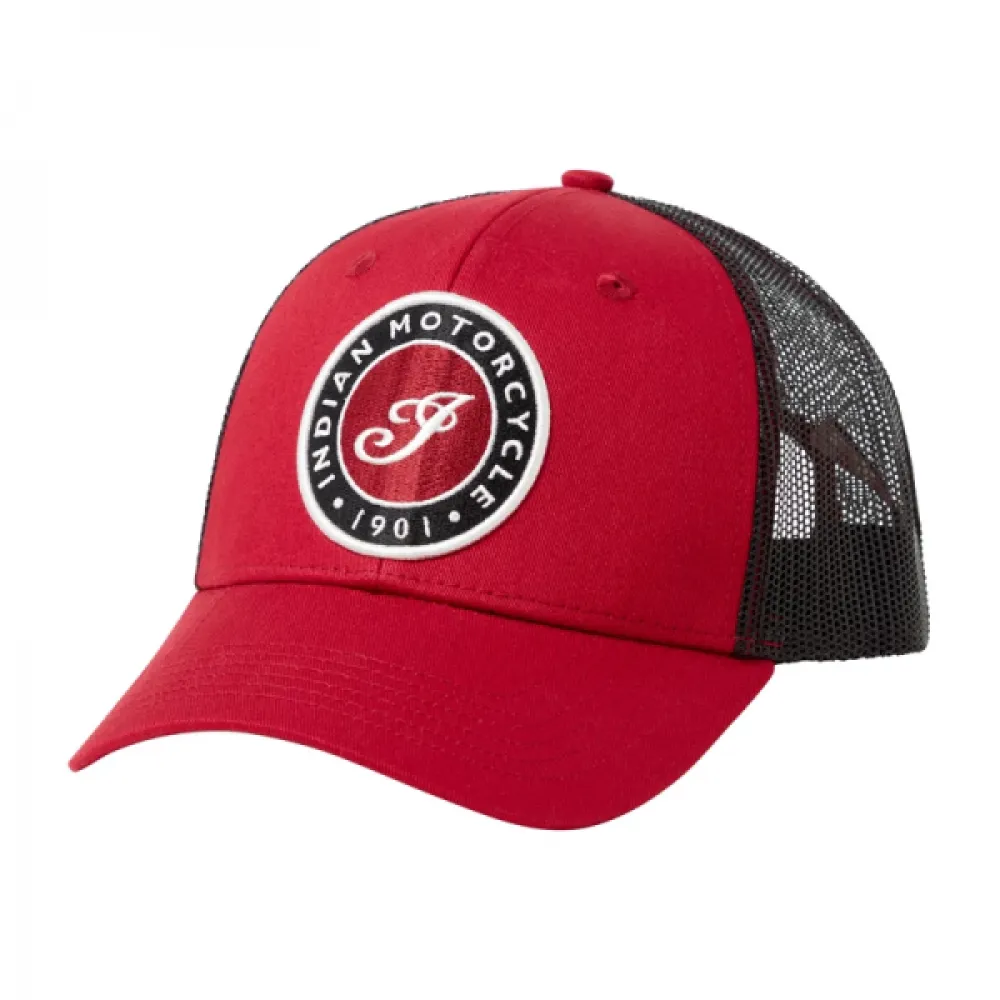 Kepurė Indian Motorcycle ICON TRUCKER Raudona/Juoda