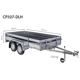 Priekaba TikiTreiler CP327-DLH