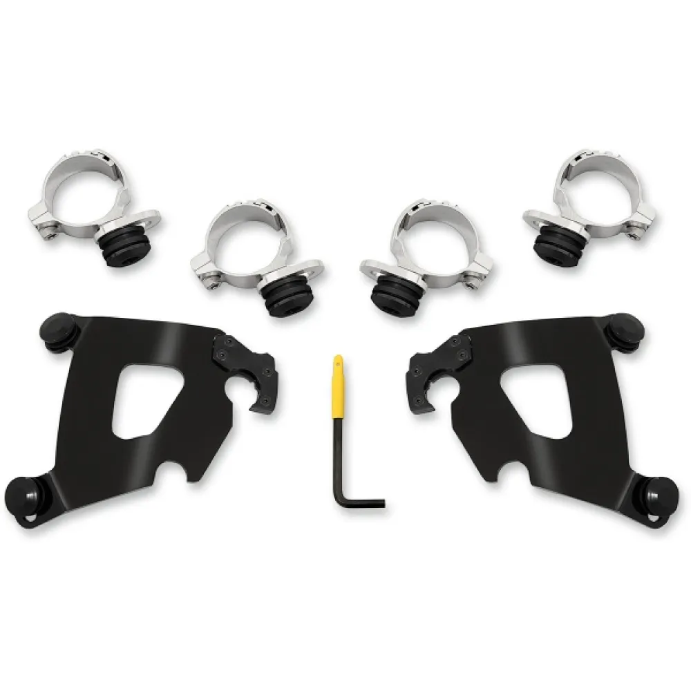Stiklo montavimo kompl. Indian Scout TRIGGER-LOCK CAFE-FAIRING MEB2025