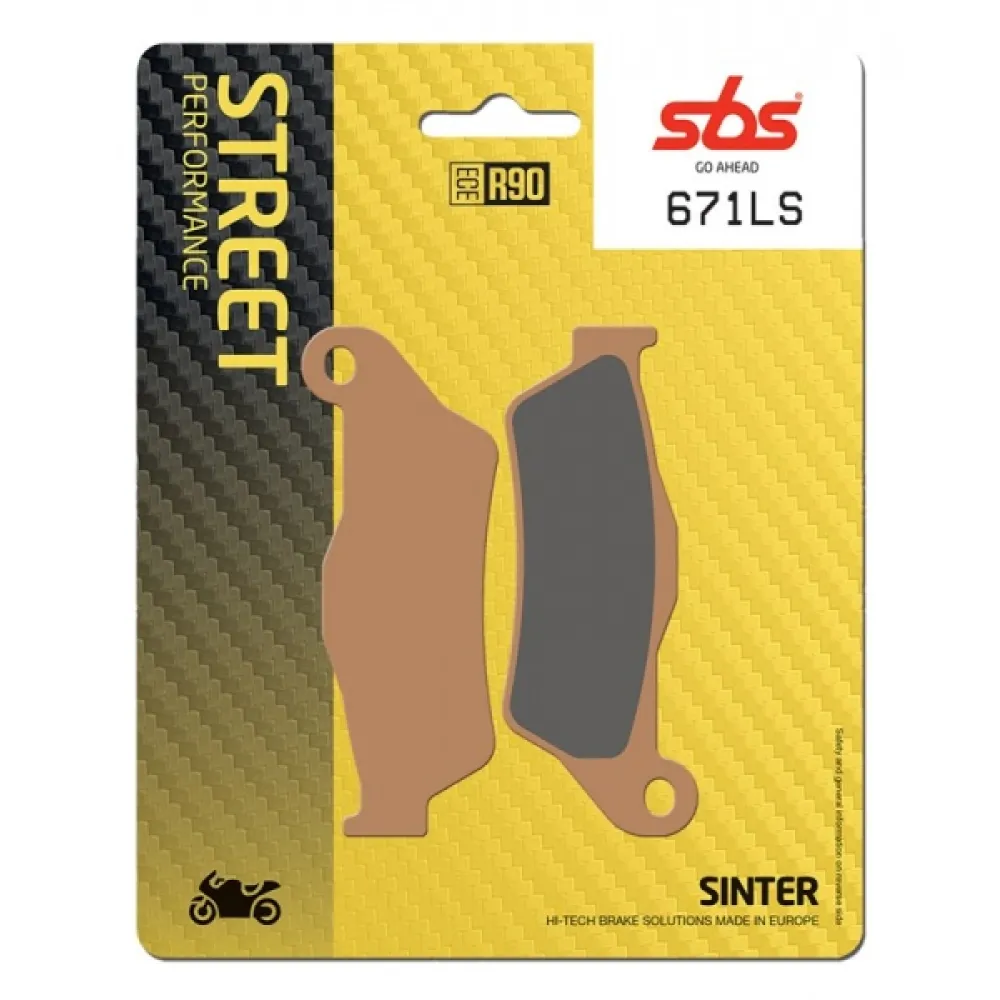 Stabdžių Kaladėlės (trinkelės) 671LS SBS , 6WWV-0816A0-5000