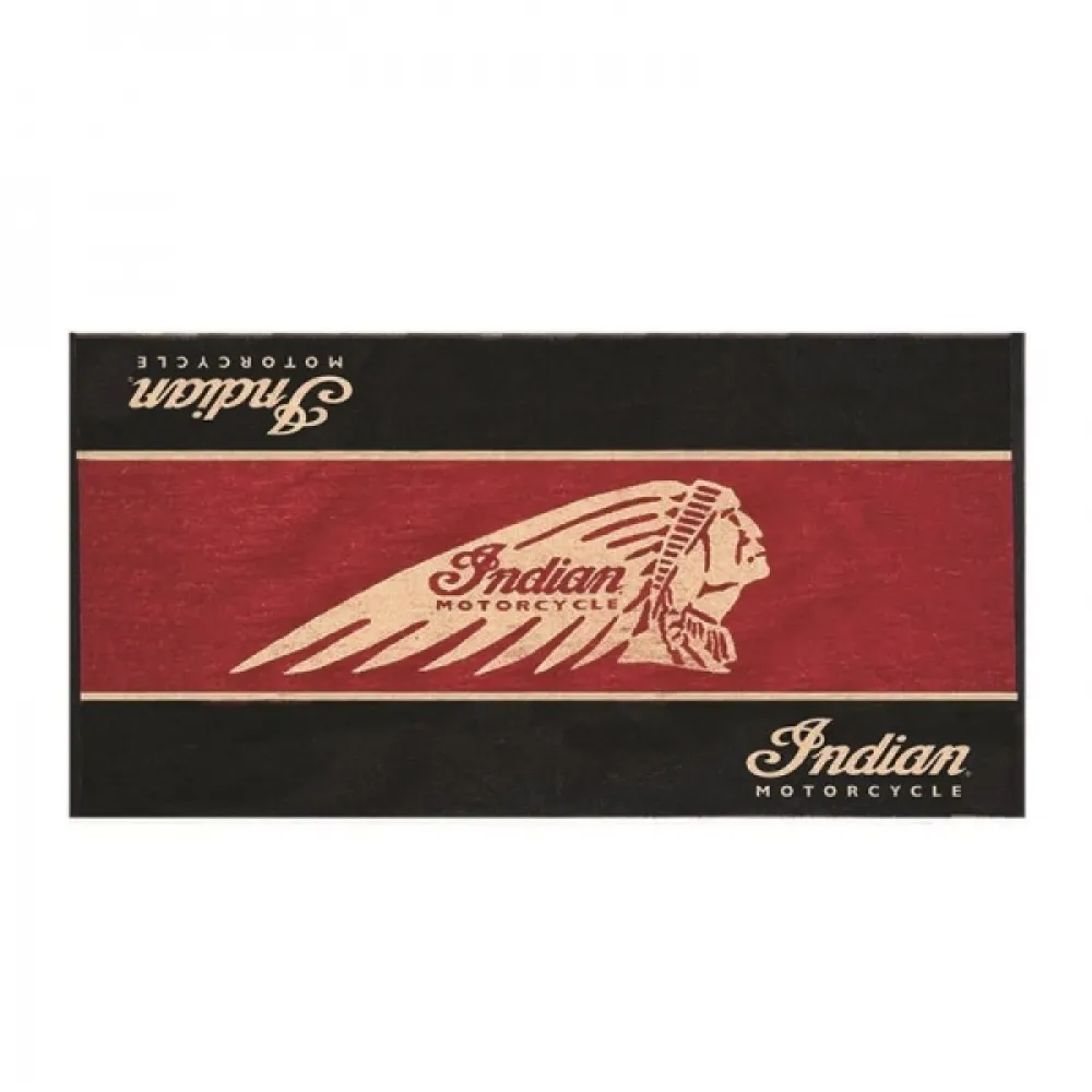 Rankšluostis Indian Motorcycle Beach Towel Juodas/Raudonas 2869650