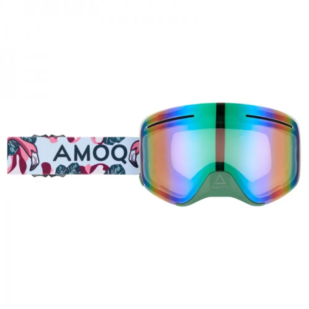 Akiniai AMOQ Vision Vent+ magnetiniai akiniai Tropical – žalias stiklas