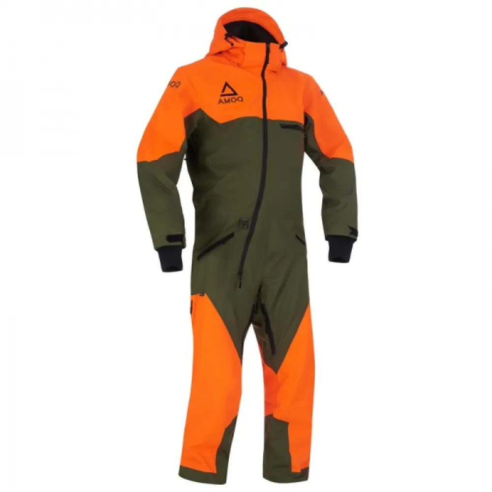 Kombinezonas AMOQ Void Monosuit Kariška žalia/oranžinė