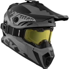 CKX TITAN Airflow Extra Pilkas šalmas