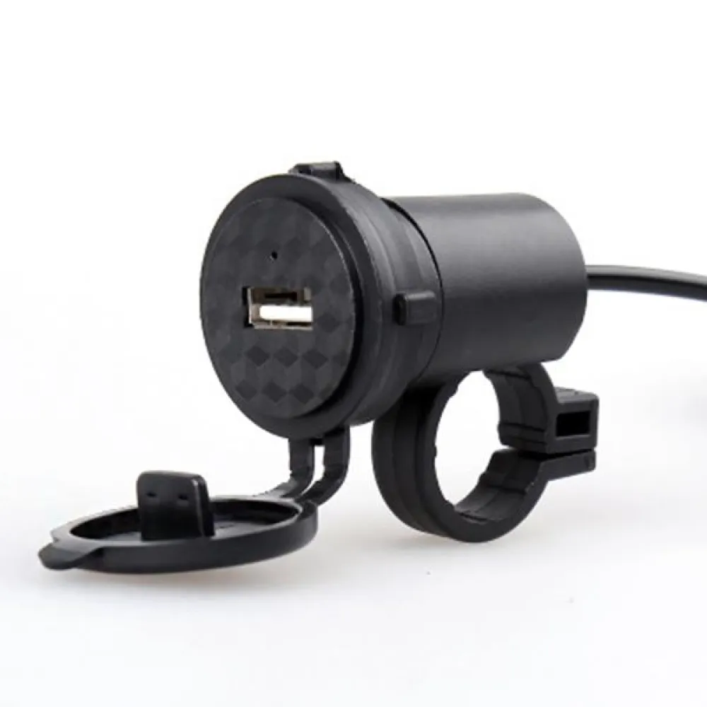 USB Lizdas 5V 2.1A Socket USB ATV model with 2 mounting kits