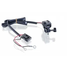 Krovimo lizdas In-take charge PUIG, juodos spalvos USB